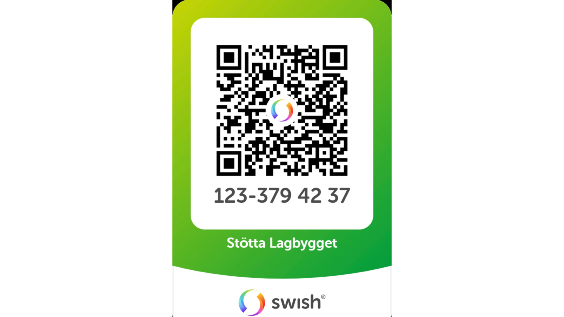 Ny QR-kod för Stötta Lagbygget